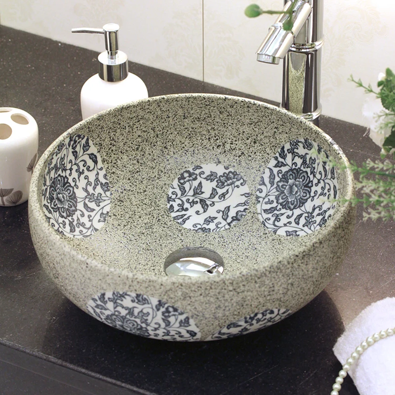 Porcelain Bathroom ceramic counter top sink wash basin popular in europe art basin lavabo ceramic toilet and sink