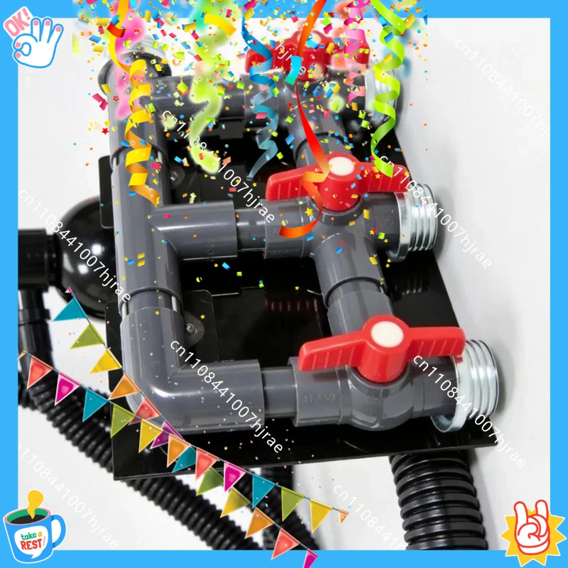 Mask one-to-three switch accessories four-way air conduction connector, latex mask special shunt