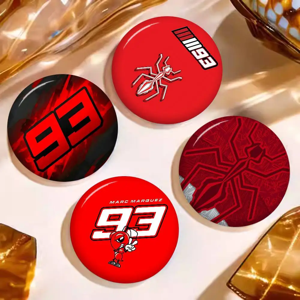 M-Marquezs-s 93 Logo 58mm Handmade Brooch Cartoon Cosplay Badge on Backpack Jewelry Accessories Gifts
