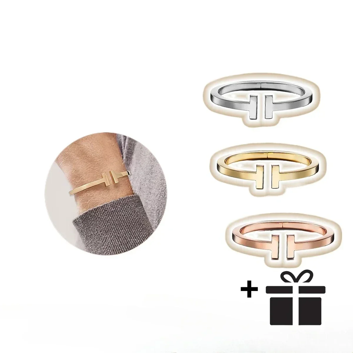 

Высококачественный браслет S925 2025 имеет усовершенствованный и уникальный двойной Т-образный дизайн, изготовление универсального ювелирного аксессуара.