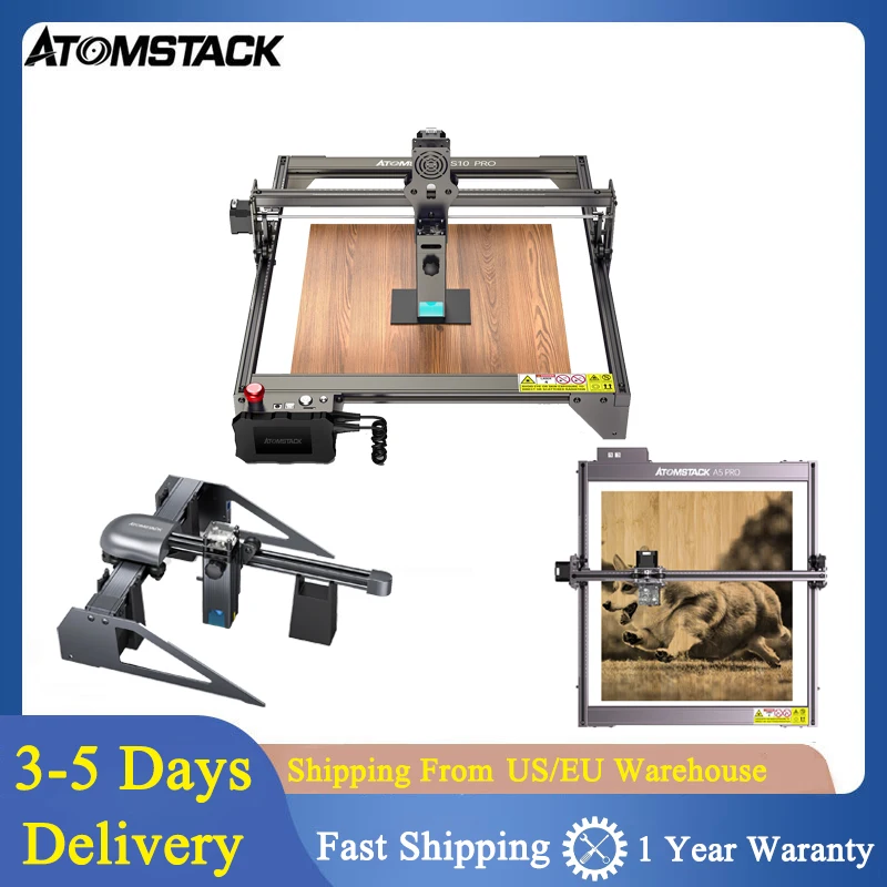 

ATOMSTACK S10 PRO 50W CNC Laser Engraving Machine Tools A5 20W A5 PRO 40W P7 M40 P9 M50 High-precision Diy Laser Cutter Tool