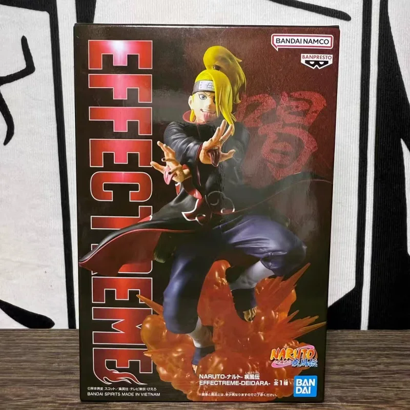 

Original Genuine Bandai Banpresto Naruto Shippuden Effectreme Deidara PVC 18cm Anime Figure Model Desktop ornament Toy Gift