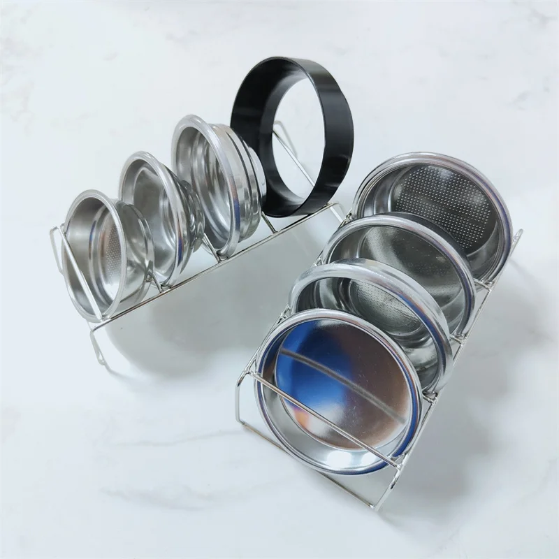 Coffee Filter Basket Storage Rack, Dosing Ring Holder, 51mm, 53mm, 58mm