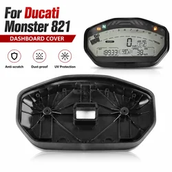 Dashboard Cover ABS Plastic Motorcycle Speedometer Shell for Ducati Monster 821 Accessories 2014 2015 2016 2017 2018 Guage Case