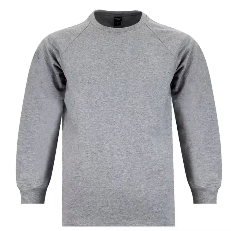 

Мужская хлопковая футболка с длинным рукавом, 350 г