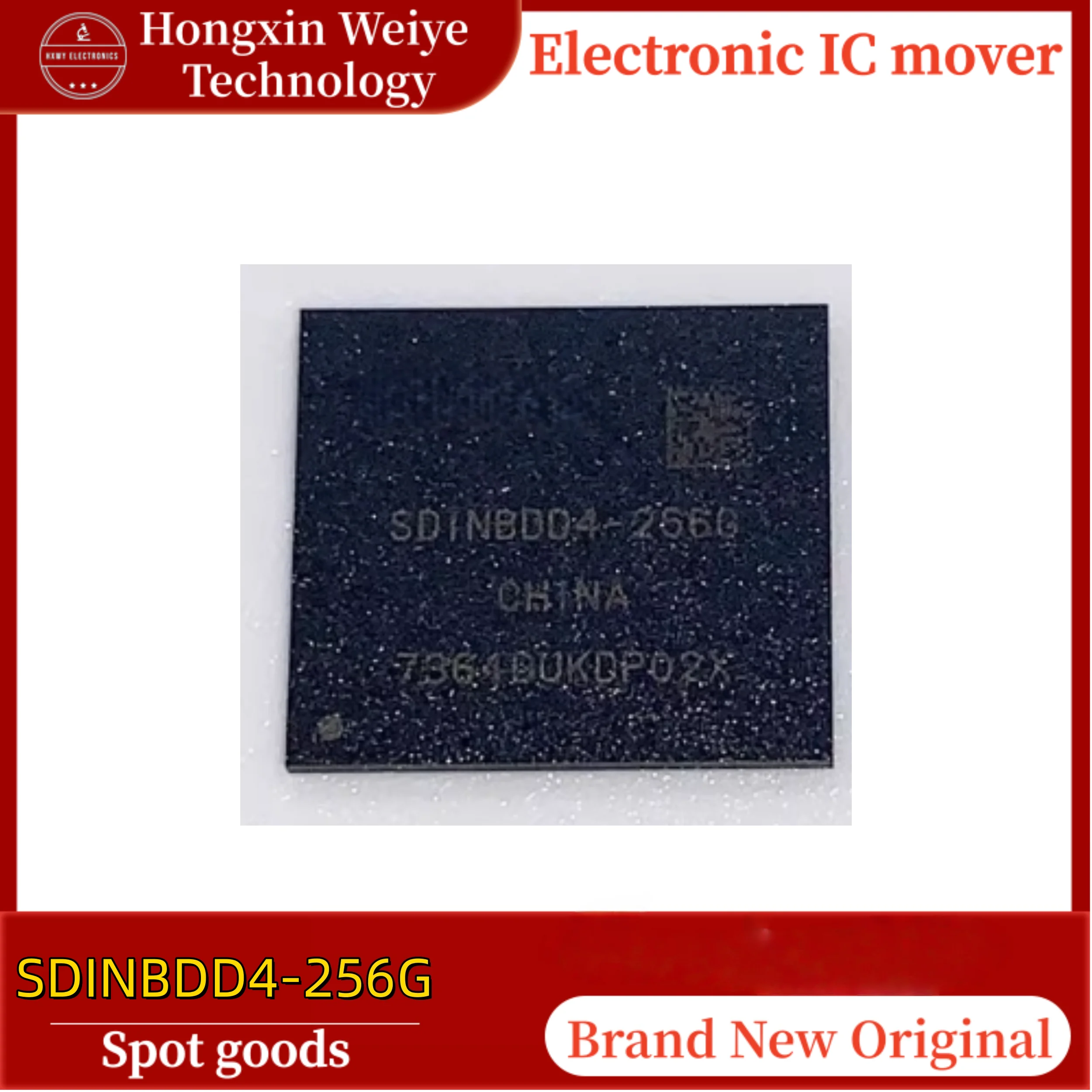 

1/10 PCS SDINBDD4-256G BGA-153 EMMC Memory Storage IC Brand New In Stock