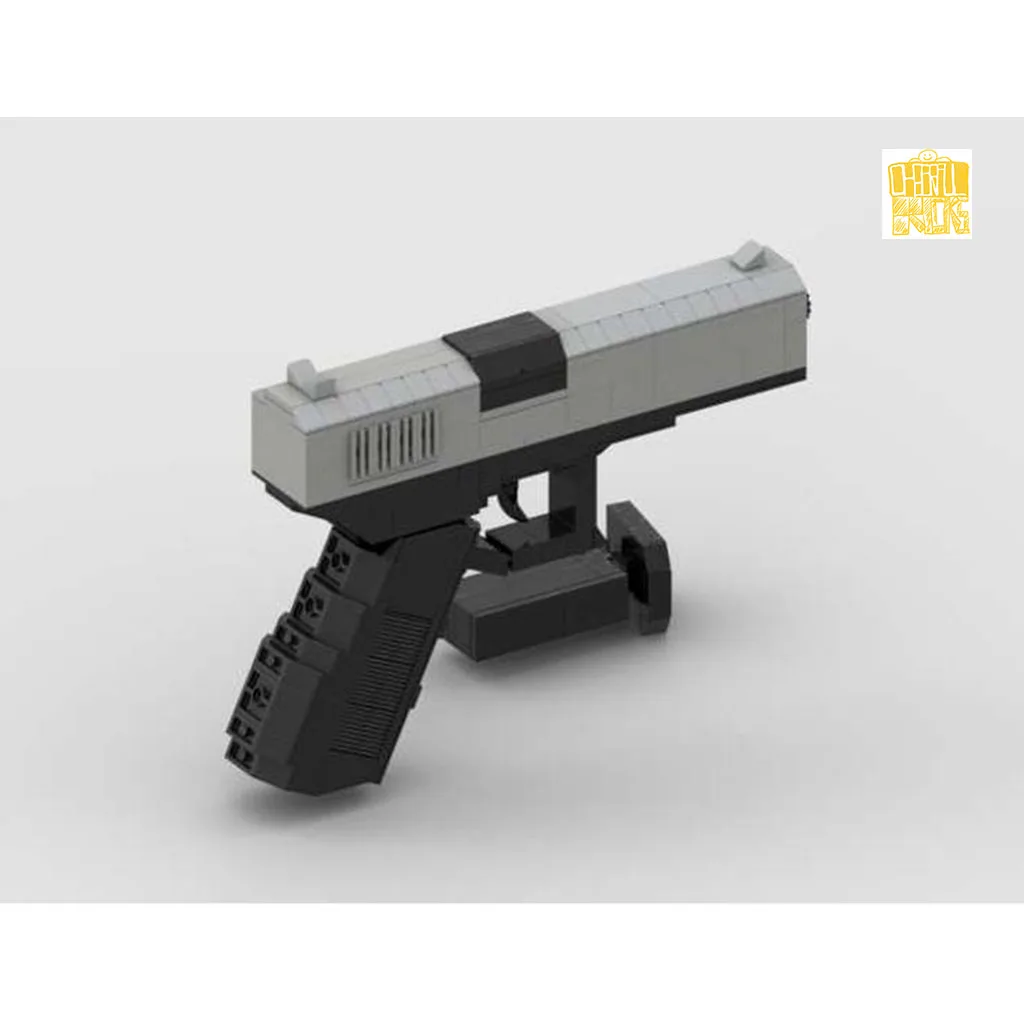 MOC-135303 de G17-Pistol con dibujos en PDF, bloques de construcción, juguetes educativos para niños, regalos de cumpleaños y Navidad