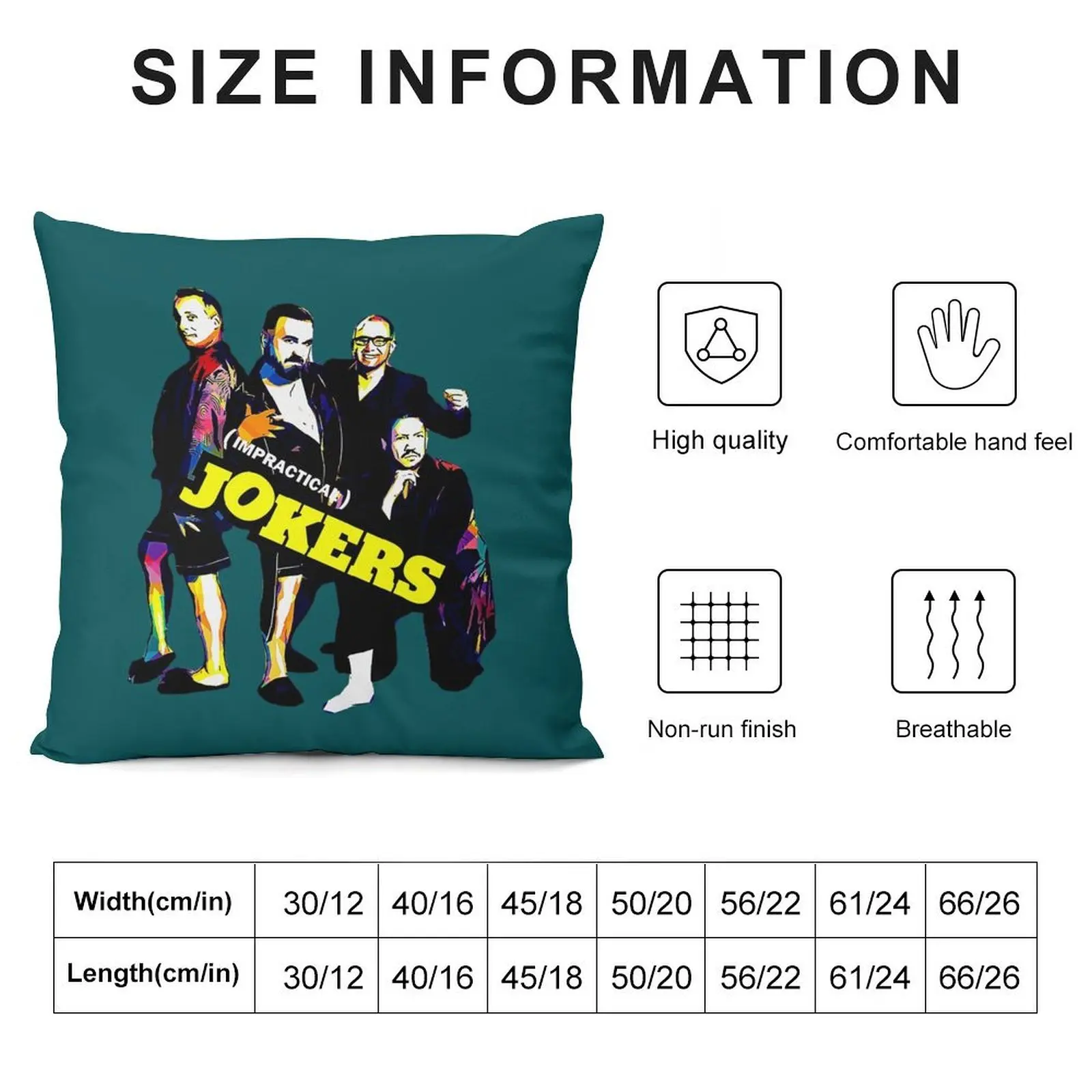 Impractical jokers I Brake For Sal Vulcano Throw Pillow Rectangular Cushion Cover Room decorating items Bed pillowcases pillow