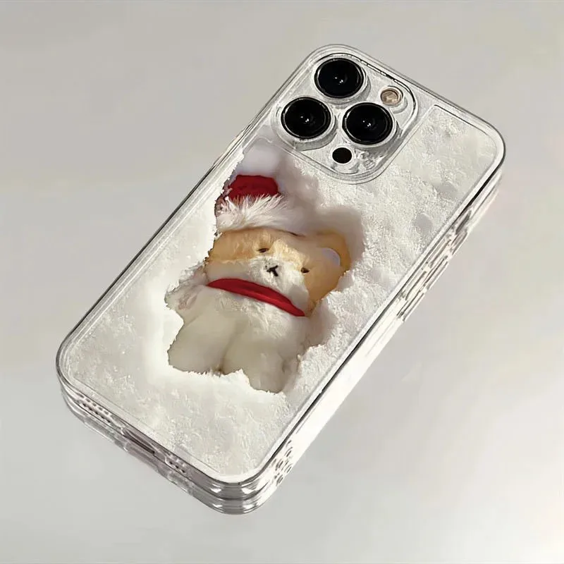 snowfield Doll Phone Case For Tecno Spark Go 30C 10 Camon 30 20 19 Pova 6 5 4 Pro itel S23 A70 4G 5G Clear TPU Cover