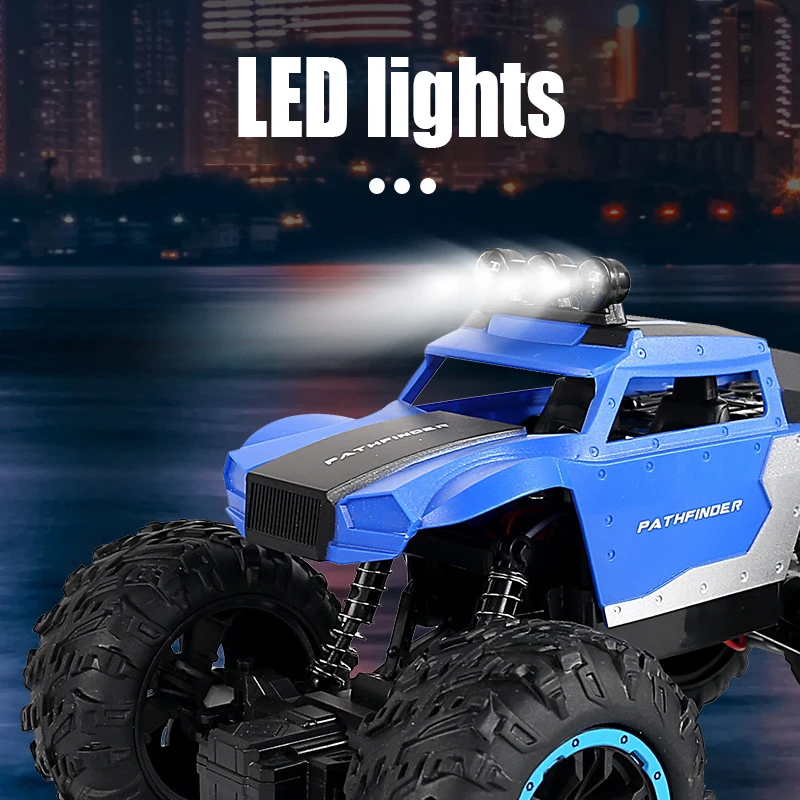 Climb Toys Rc Car Off-Road Remote Control Car Stunt Racing Wireless Electric Large Tyre Charge High Power Truck Toy For Boy Gift