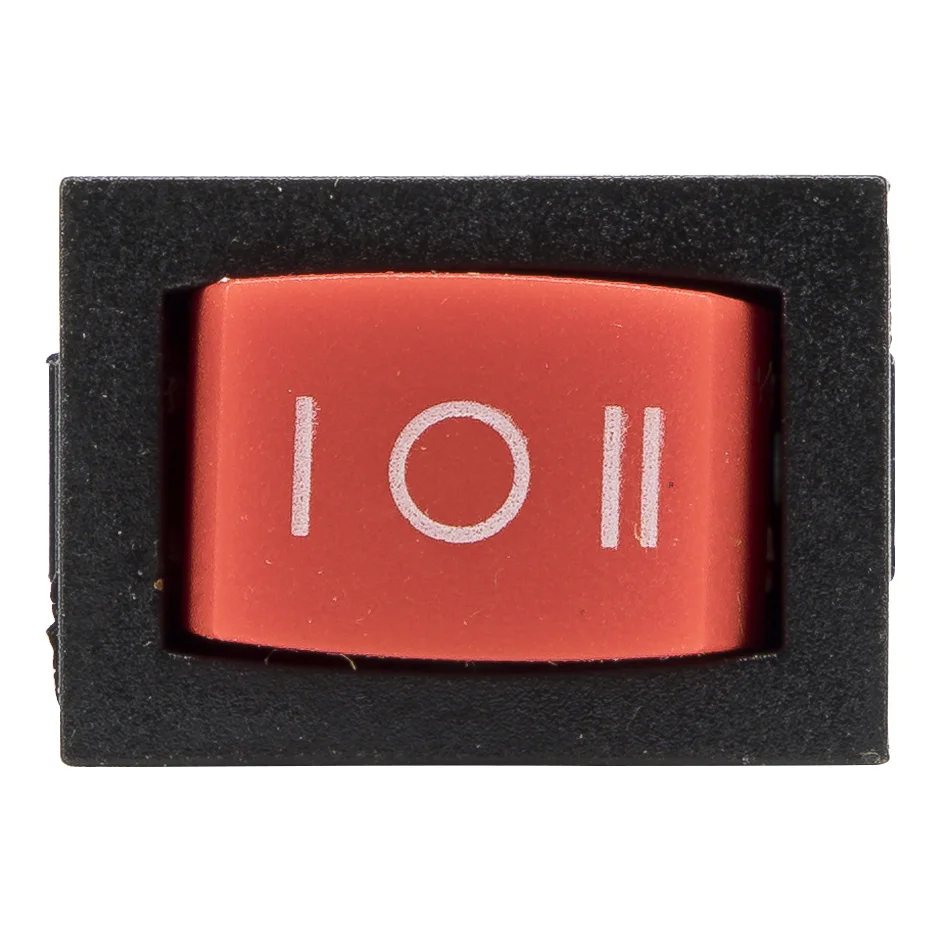 10pcs / lot KCD1-103 perforate 19 x 13 mm 3 pin ON - OFF - ON boat rocker switch power switch with black / white color
