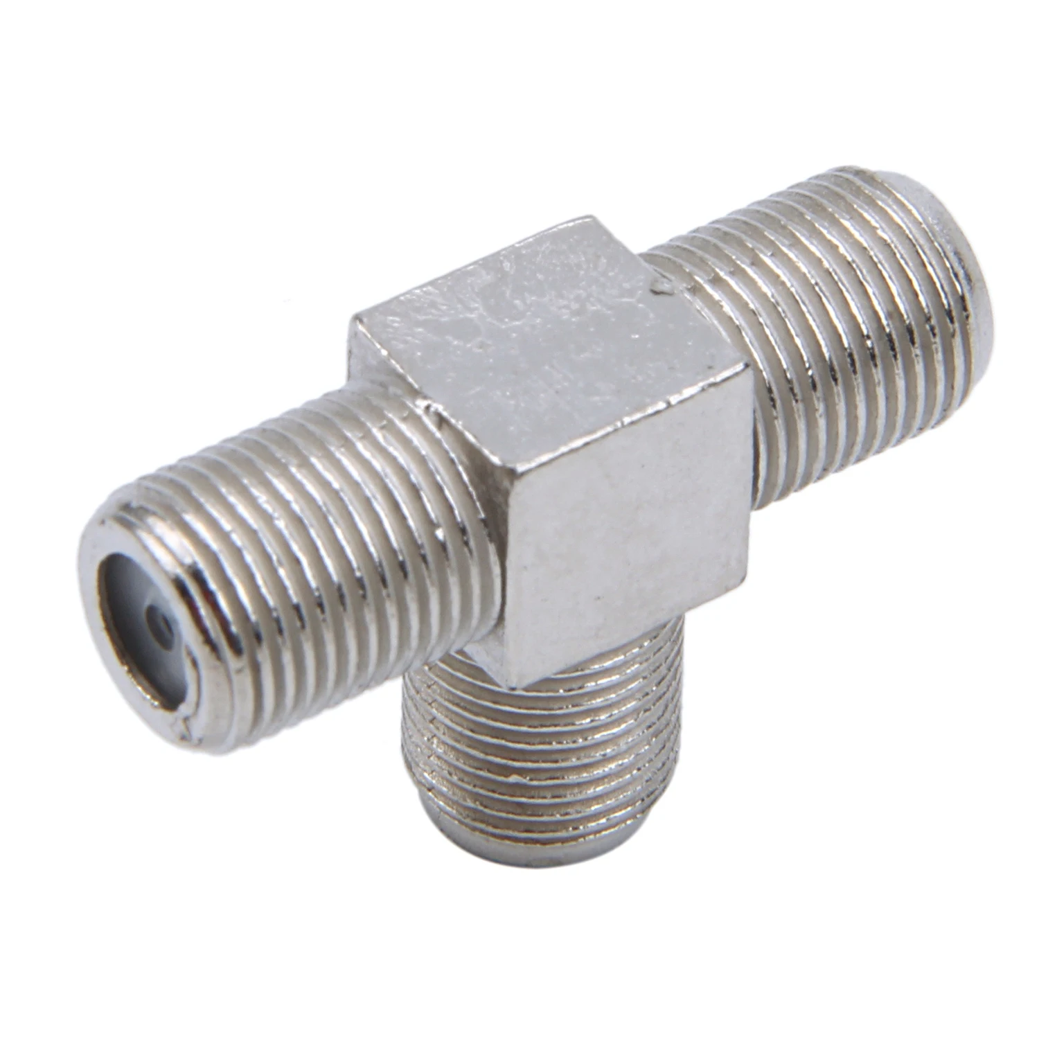 2 PCS 2-Way F-Type Combiner TV Coaxial Connectors RF Adapters Joiners