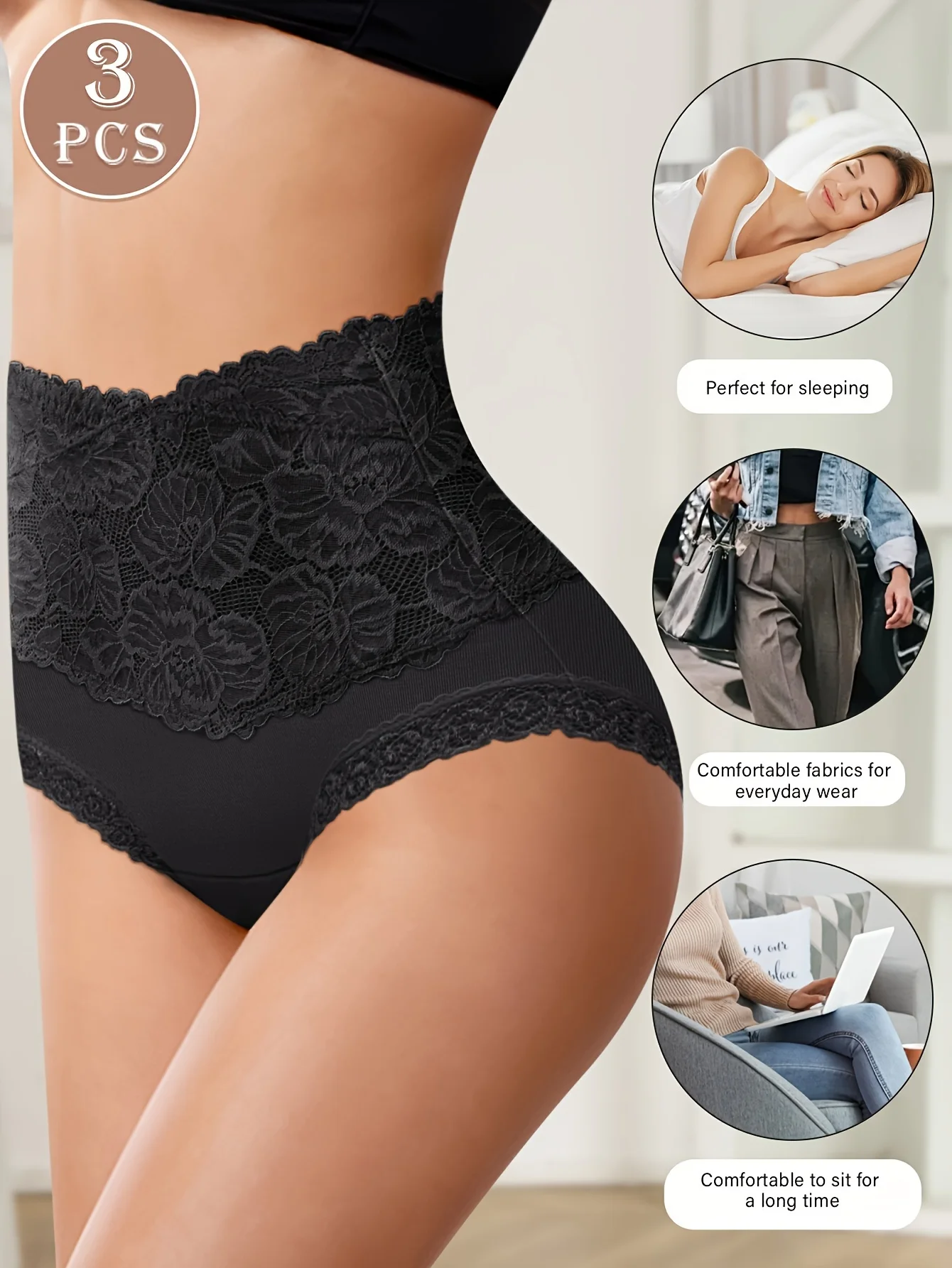 Thumbnail 2 - #16 Latest Womens Lace Trim Comfort Panties Updates