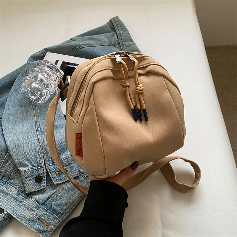 Portability Nylon Fabric Underarm Bag Female Fashionable New Style Tidal Norm Canvas All-match Fallow One Shoulder Crossbody Bag