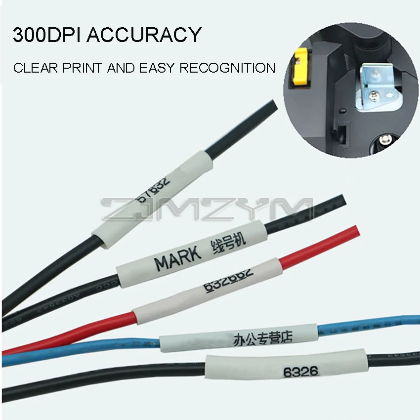 Number Tube Printer Heat Shrink Tube Marking Machine LK320P Computer Casing Marking Machine Line Coding Number Tube Printer