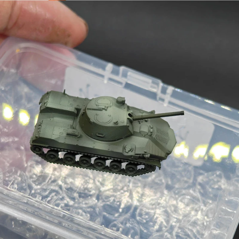 1:144 Scale Track-type Tank Simulation Resin Model Static Display Collectible Gift Souvenir Decoration
