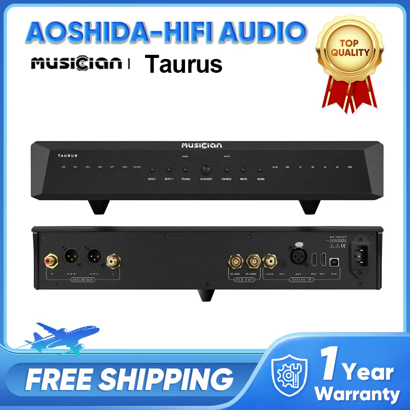 Musician TAURUS R2R DAC USB DAC ARM STM32F446 ALTERA High Efficiency Chip DSD1024 PCM1536kHz Digital Audio Decoder Analog Output