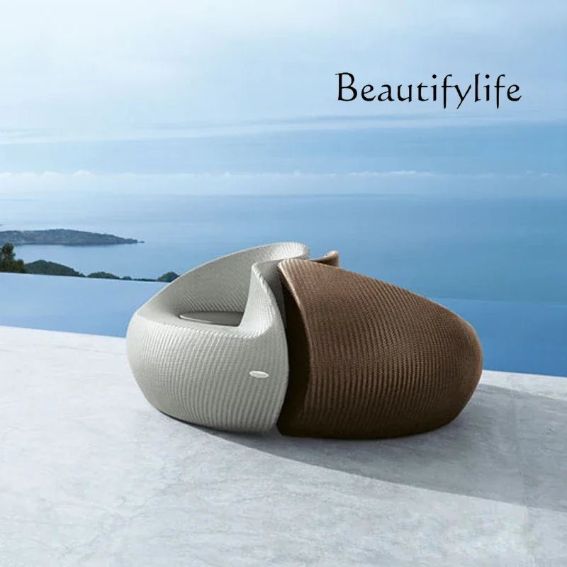 

Outdoor bed rattan chair garden courtyard balcony sofa swimming pool hotel leisure creative furniture