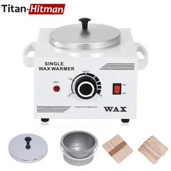 Single Pot Paraffin Heater Professional Electric Wax Heater Hair Removal Dual Parrafin Adjustable Temperature SPA Hair Removal