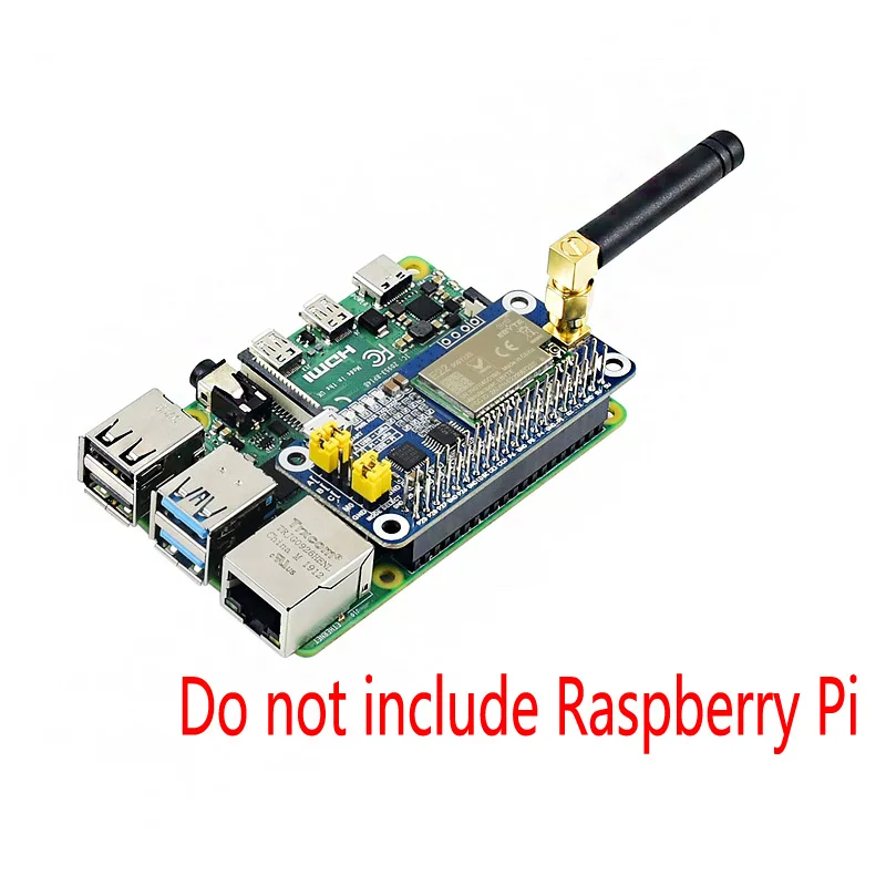 Raspberry Pi SX1262 Lora Hoed 915Mhz Frequentie Band