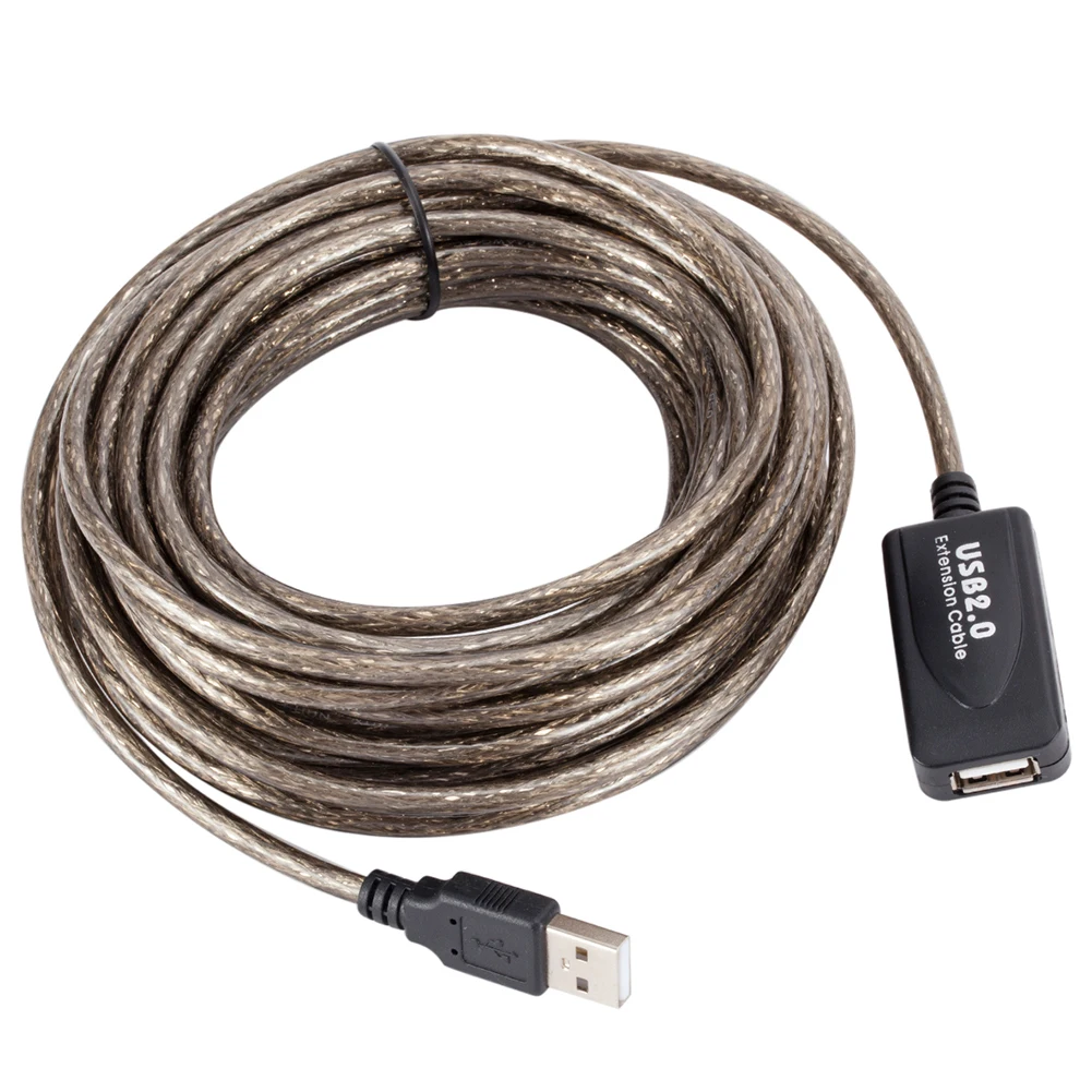 

Extension Repeater Cable 33ft USB 2.0 Signal Booster USB A Male to USB A Female for Office Caring Computer Supplies