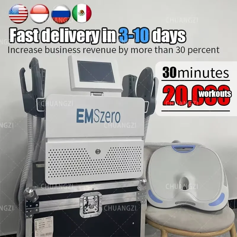 EMSZERO RF Body Slimming Loss Weight Massage Sculpting Beauty Electromagnetic Muscle Stimulator machine 6500W 15 Tesla NEO