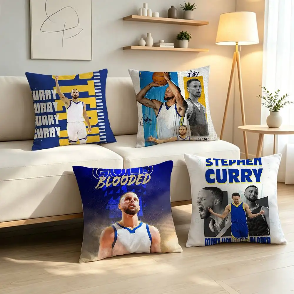 Superstar Stephen C-Curry Pillow Case Pattern Printed Pillowcase For Living Room Sofa Cushion Cover