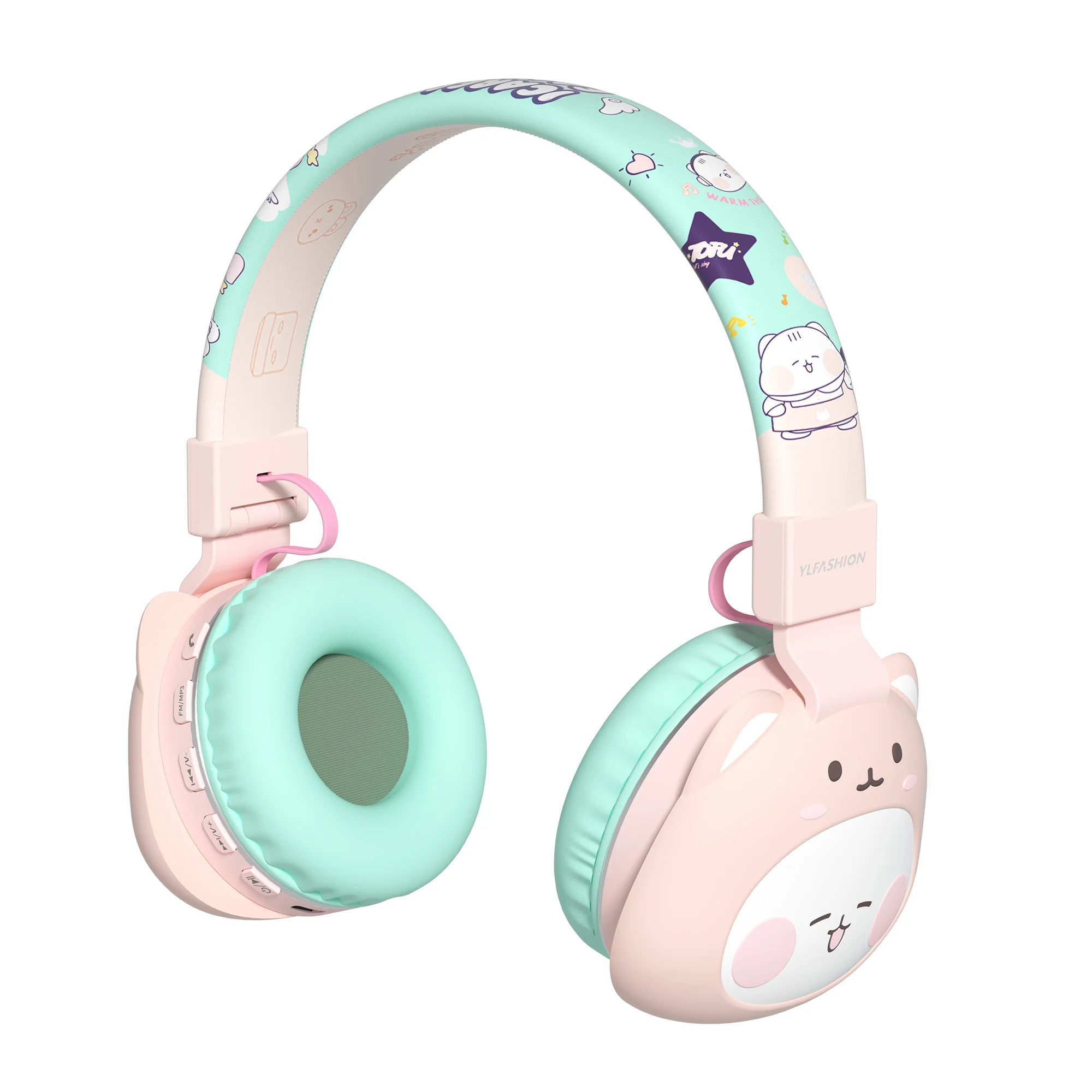 

wireless bluetooth headphones 85db Portable Electronics Cat Ear Over-Ear Headset Headphone for xiaomi for girls for school