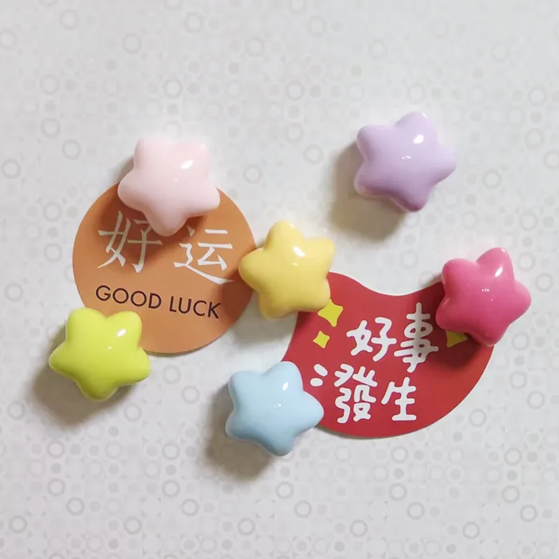 Big Heart Shape Refrigerator Sticker Star Shape Photo Wall Magnetic Sticker Home Decoration Six-piece Refrigerator Sticker