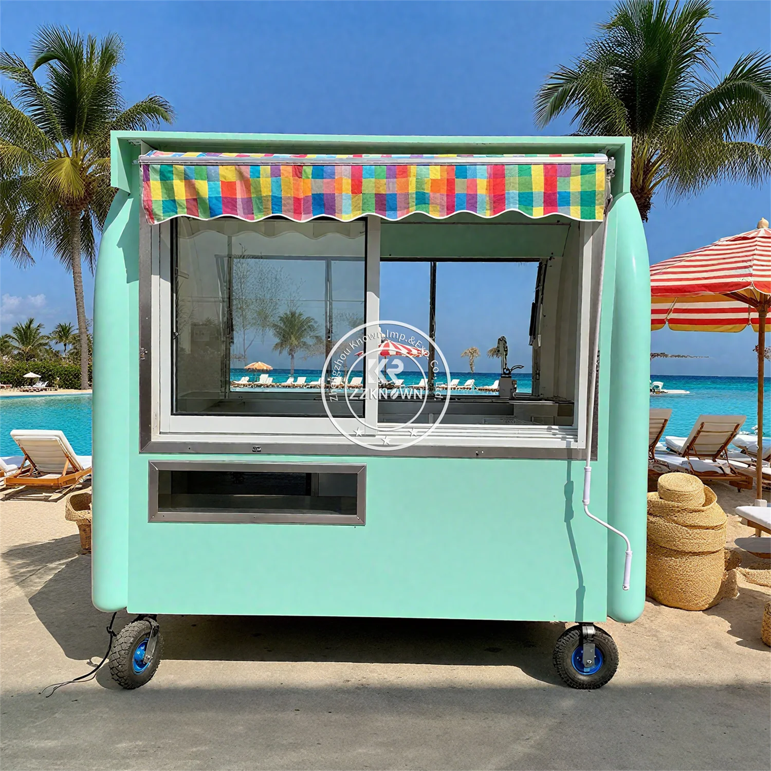 

Concession Mobile Kitchen Pizza Hotdog BBQ Pizza Fast Food Vending Trailer Fully Equipped Food Trucks For Sale In USA