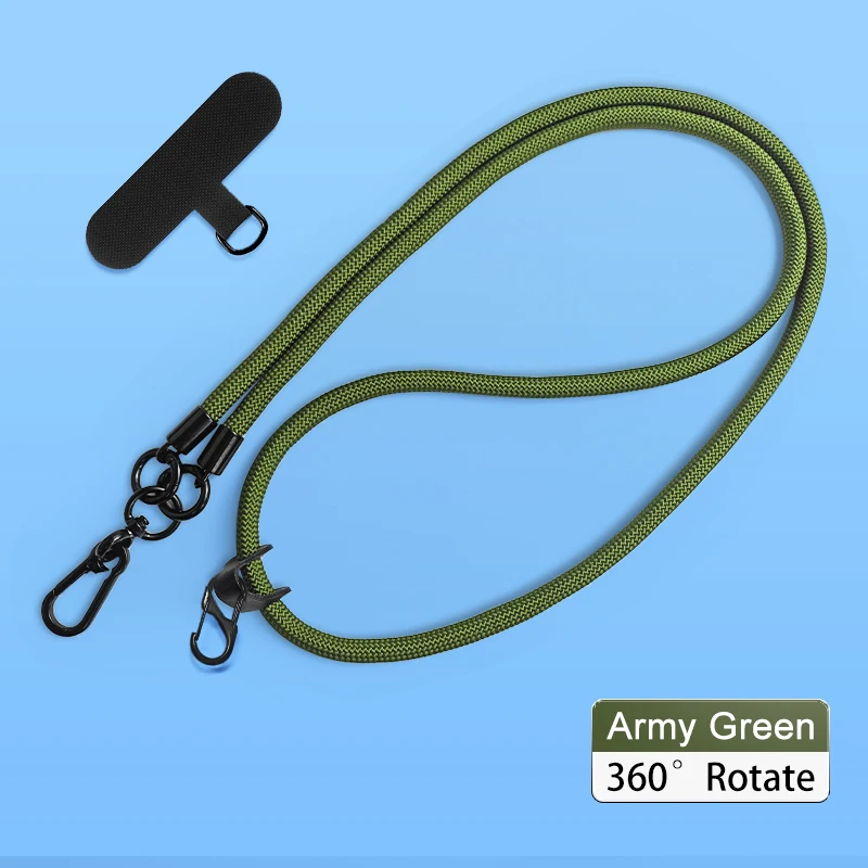 Универсальный ремешок через плечо 120 см, цепочка для чехла для телефона, регулируемый ремешок для телефона, съемная веревка для мобильного телефона