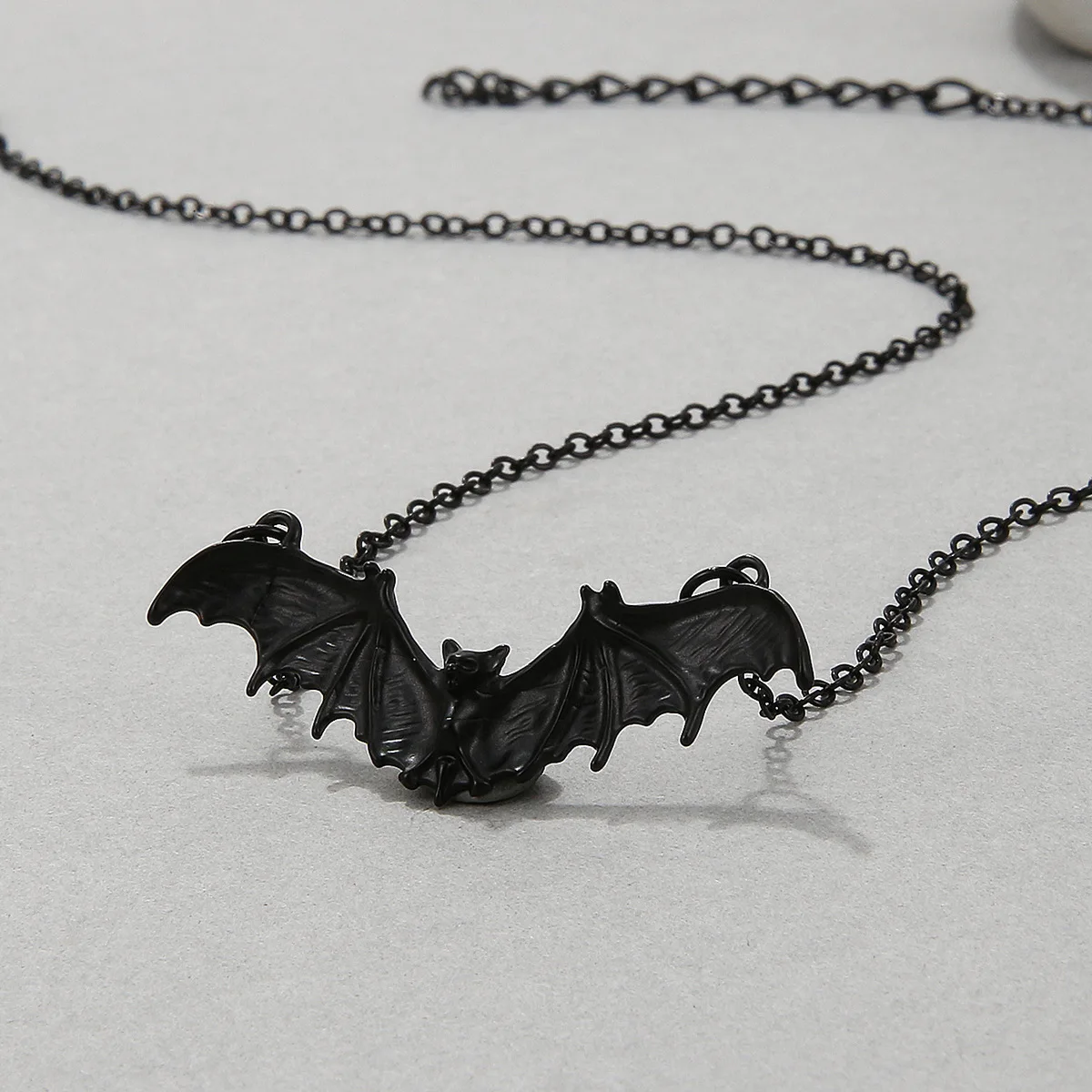 Vampire Bat Necklace Punk Gothic Beads Bat Pendant Chain Necklace For Women Animals Choker Collar Hip Hop Girls Jewelry Gift