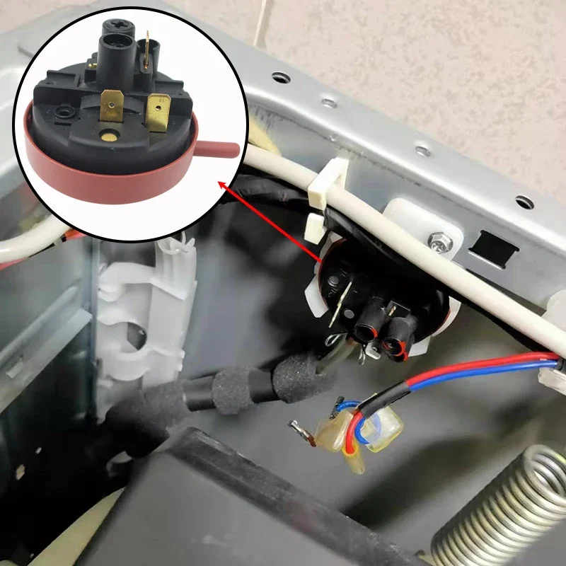 1Pcs Washer Water Level Sensor Pressure Switch for Sanyo KS-1 KS-2 Drum Washing Machine Replaceable Rerpair Parts AC250V 1-6 2A