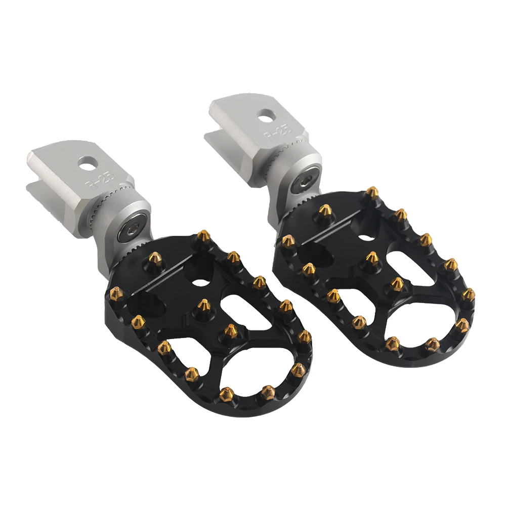 

Motorcycle Front Rotatable Footrests Adjustable Footpeg Non-slip Foot Pegs For BMW R850GS R1100GS R1150GS R1200GS LC R1250GS ADV