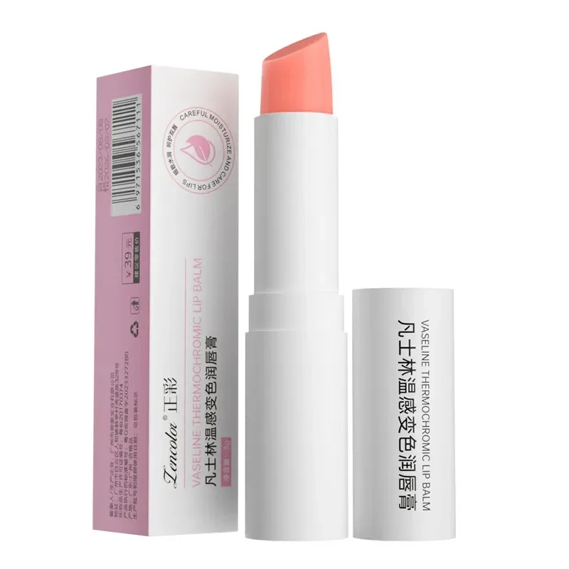 Hidratação Lip Balm, Long-Lasting Batom, Mudança de Cor, Hidratante, Vaselina Batons, Hidrata, Reduz Lip Lines, 3pcs