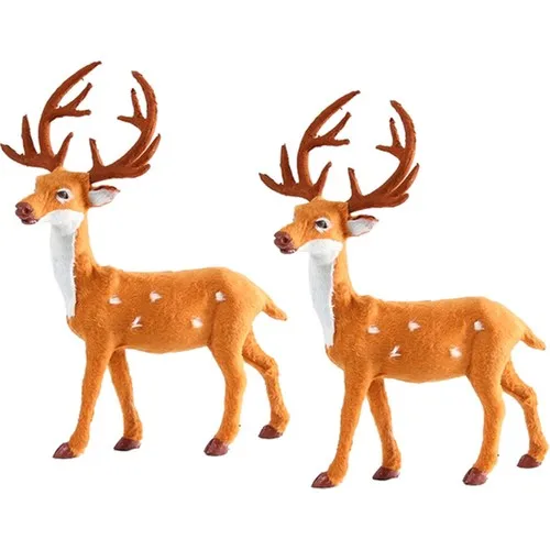 Partijet Christmas Decor Ornament Deer Set 20 cm 2'li