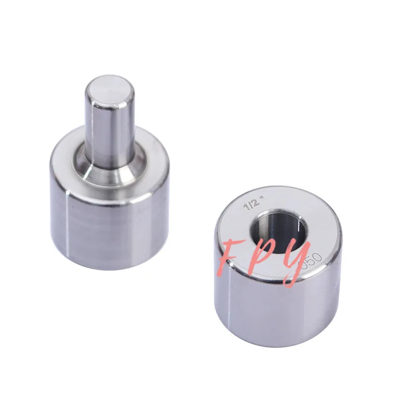 1/2 "Dimple Die DIY Pelat Lesung Pipi | Alat Menyala | Set Lesung Pipi Alat Fabrikasi Logam 1/2"