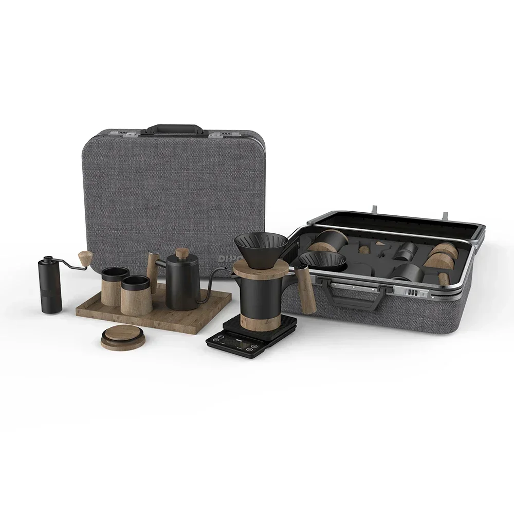 

Cross-borderNew Arrival Exclusive And Luxurious Pour Over Coffee Maker Set Natrual Style