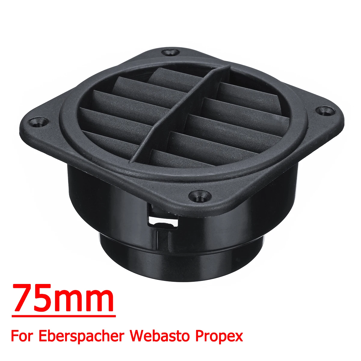 75 мм автомобильное теплое вентиляционное отверстие, воздухонагреватель, разъем для воздуховода для Eberspacher, пластик Propex