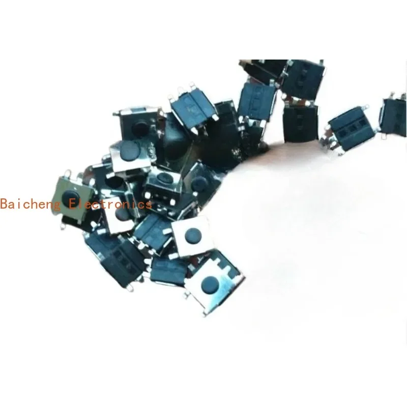 500PCS Patch 6 * 6 * 2.5mm light touch patch 5-pin black button reset button micro switch small button