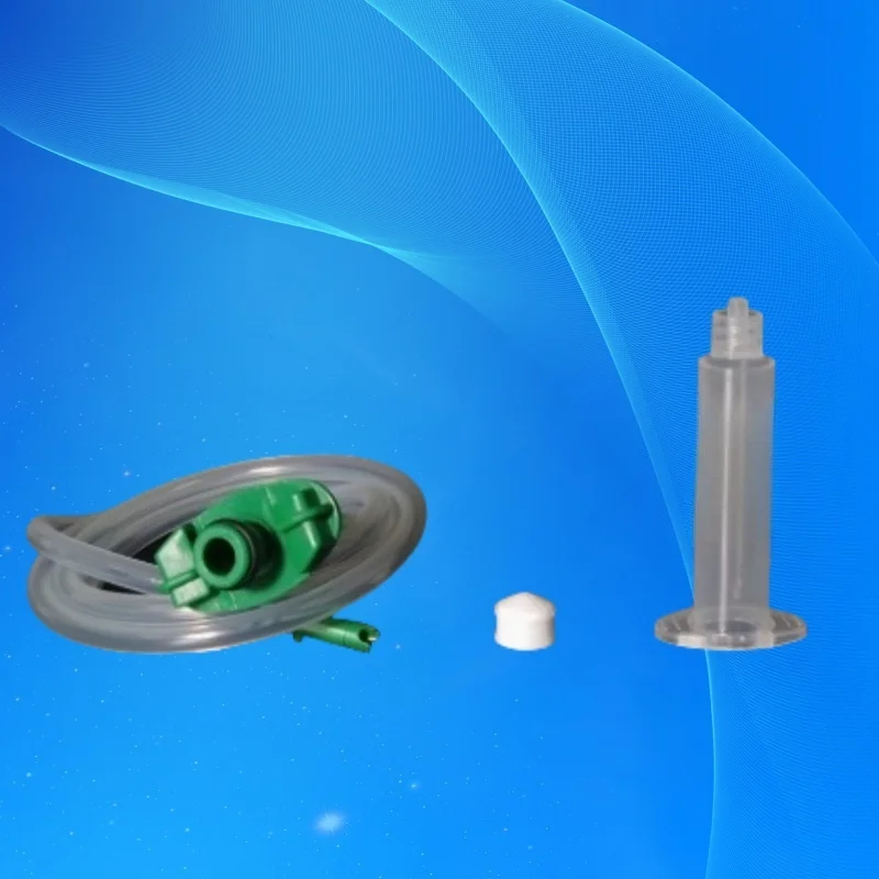 

‌ Комплект пневматических шприцев, совместимый с EFD, 5 шт. | Бочка для шприца 5 мл + адаптер для робота и иглы | Быстросменная система + FS ‌