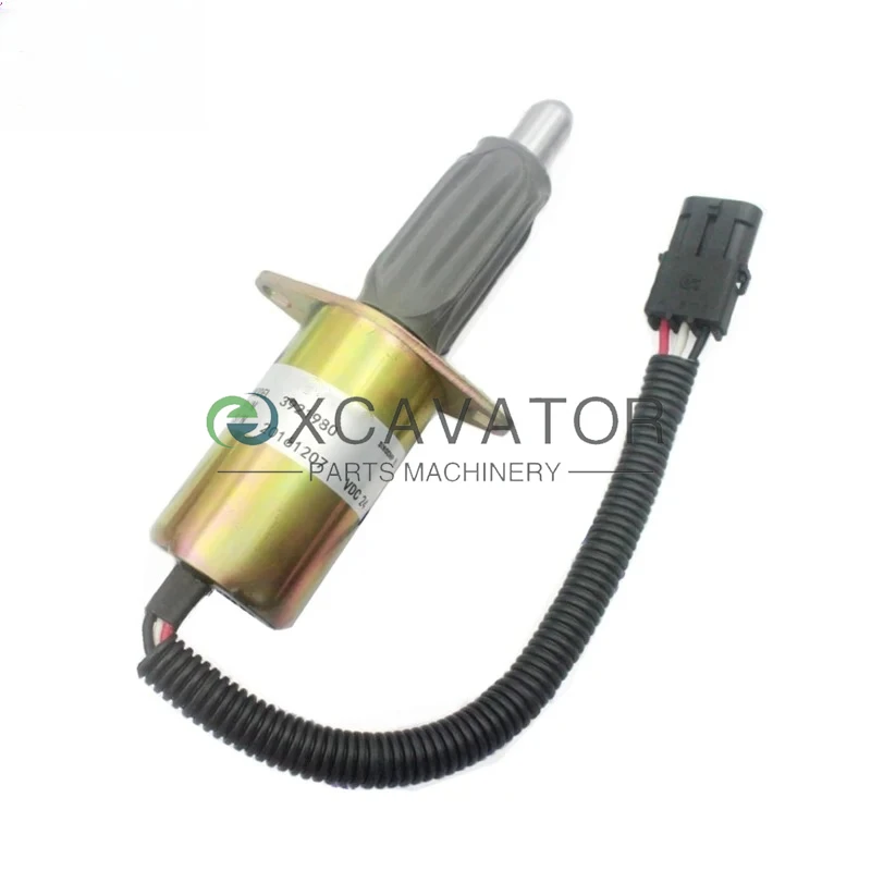 

24V Shut Off Solenoid 3921980 3918601 Stop Solenoid Valve for Cummins Diesel Engine 6CT 6CTA 8.3L Tractor 9040 1150E 1155E
