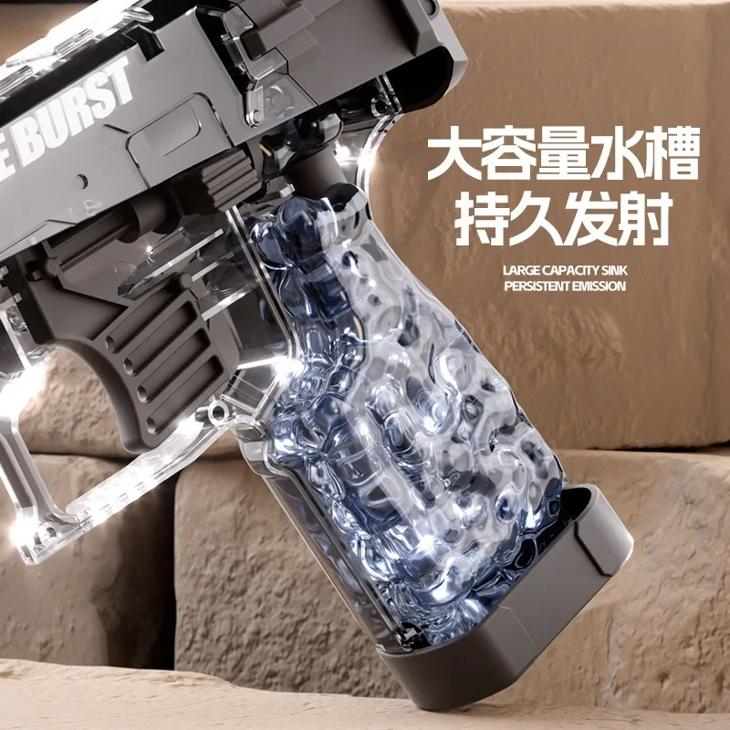 Electric Water Gun Automatic Blowback Toy Gun Large Capacity Watergun Pistol Outdoor Summer Beach Cs Pubg Prop Gifts For Boys