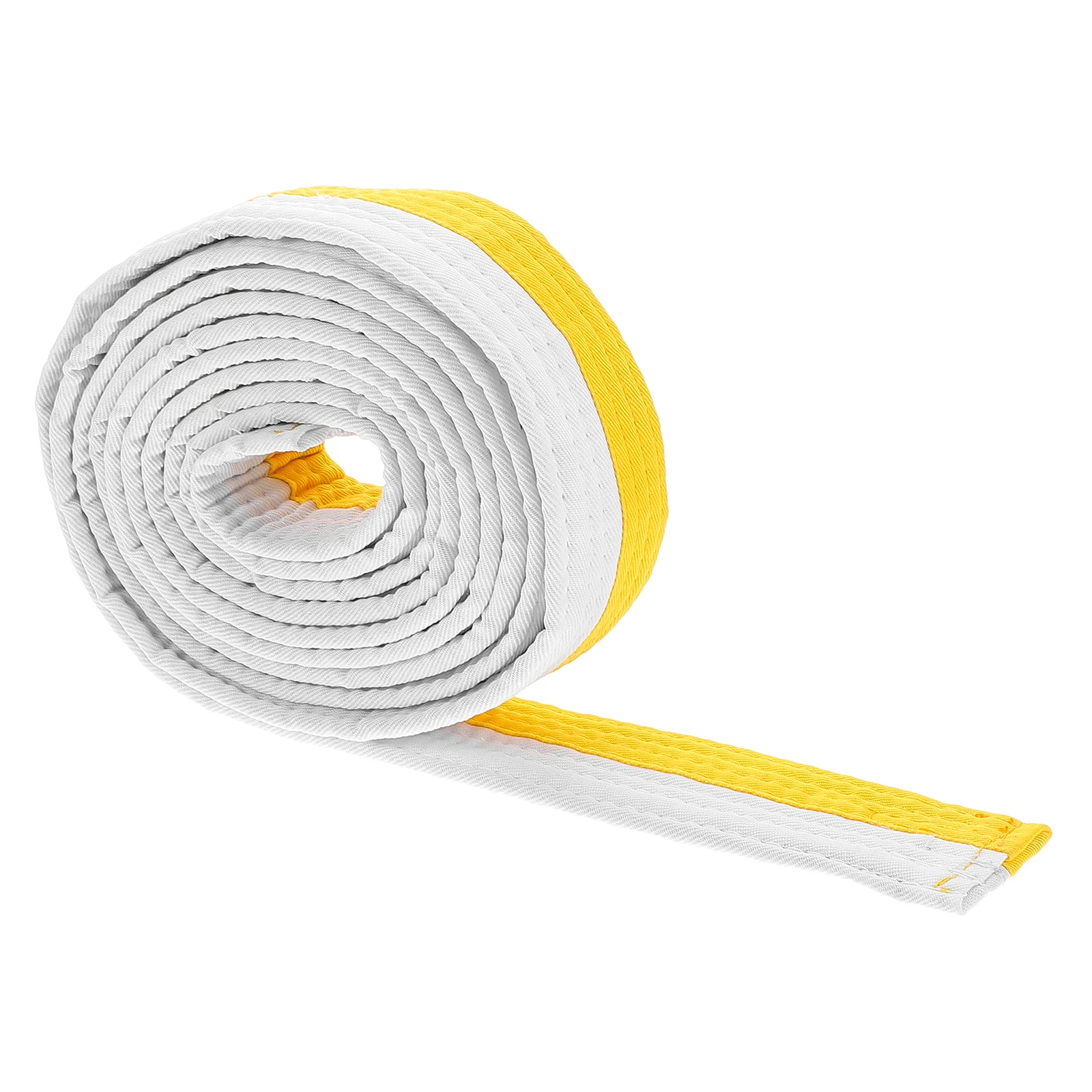 

Judo Belt Karate Hapkido Martial Arts Taekwondo Belt Yellow White Yellow Colored Ranking Belts Training Uniform Gear
