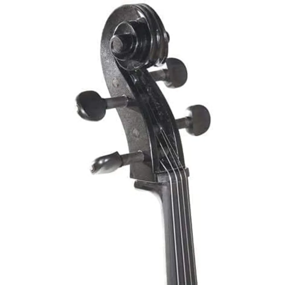 Musical Instrument for Kids & Adults - Cellos Kit W/Bow, Stand, Bag - Stringed Music Instruments for Students (Full Size, Black)