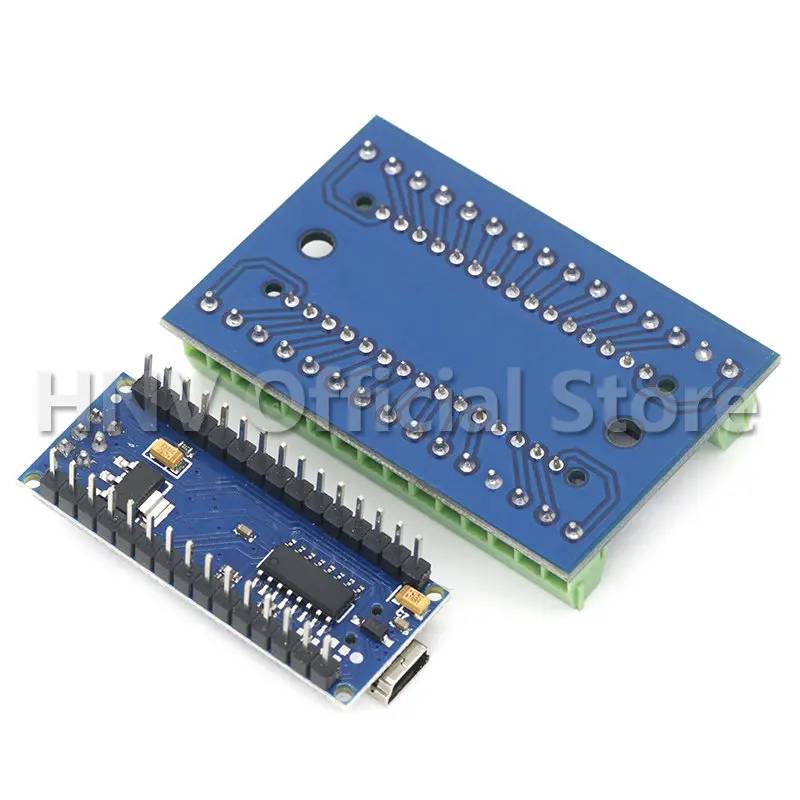 Контроллер NANO V3.0 3,0, терминальный адаптер, плата расширения, щит NANO IO, простая удлинительная пластина для Arduino AVR ATMEGA328P