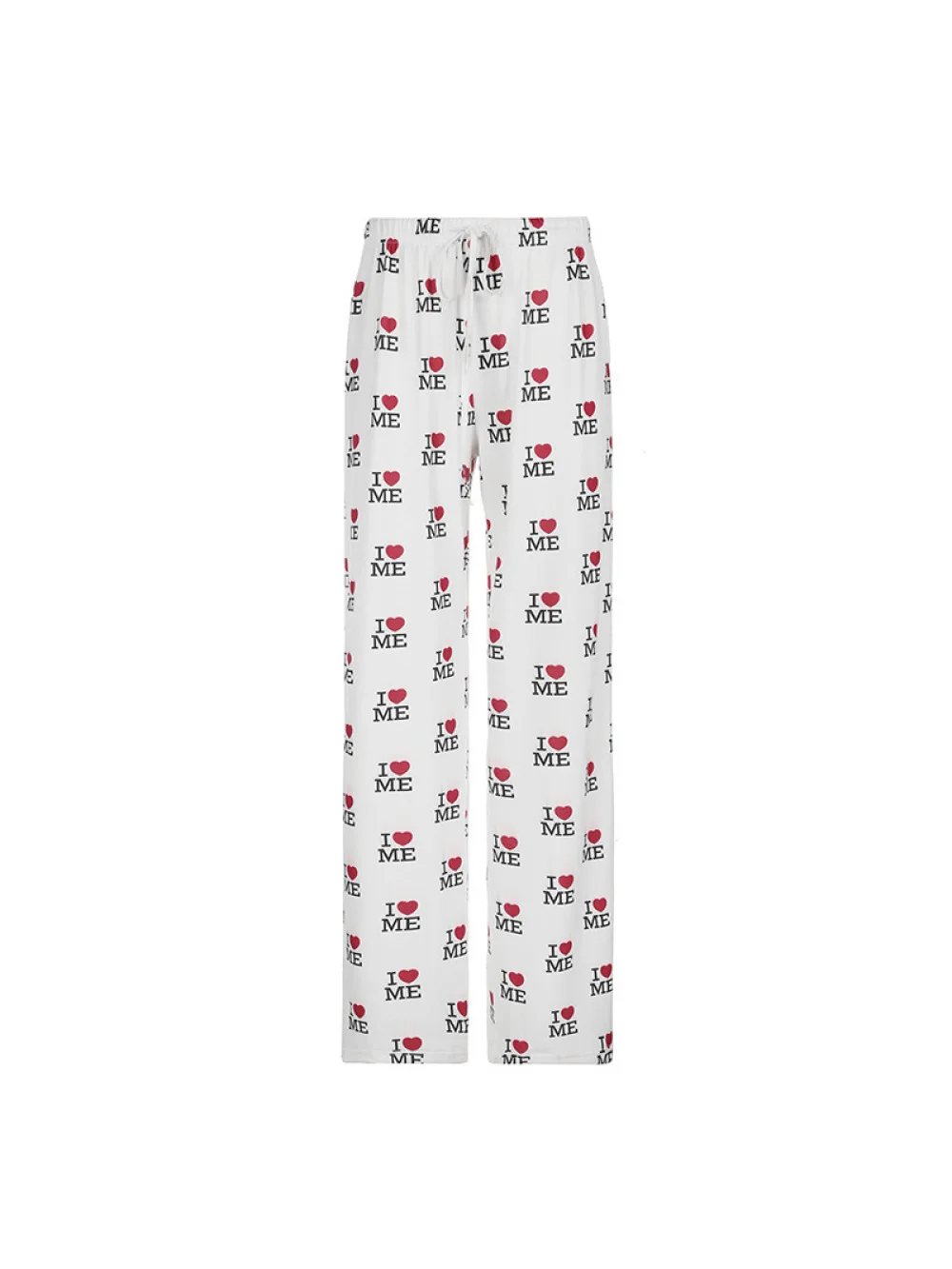 

Европейские и американские новые повседневные брюки с принтом любовных букв, свободный и ленивый стиль, широкие брюки для женщин на осень