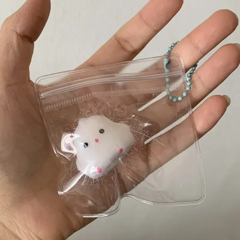 Cute Squishy Chick Toys Key Chain School Bag Pendant Women\'s Bag Accessories Keyring