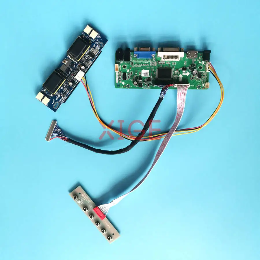 

Комплект платы контроллера ЖК-экрана для MT170EN01 M170E6 M170E7 M170E5, DIY, 1280x1024, 30-контактный LVDS VGA DVI HDMI, 1280*1024, 4-CCFL