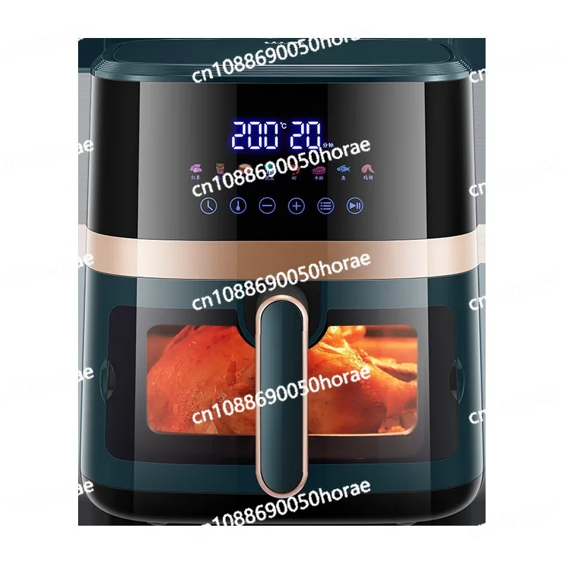 Air Fryer 6L Large Capacity Touch Screen Transparent and Visible Multifunctional Non Fryer French Fryer Machine